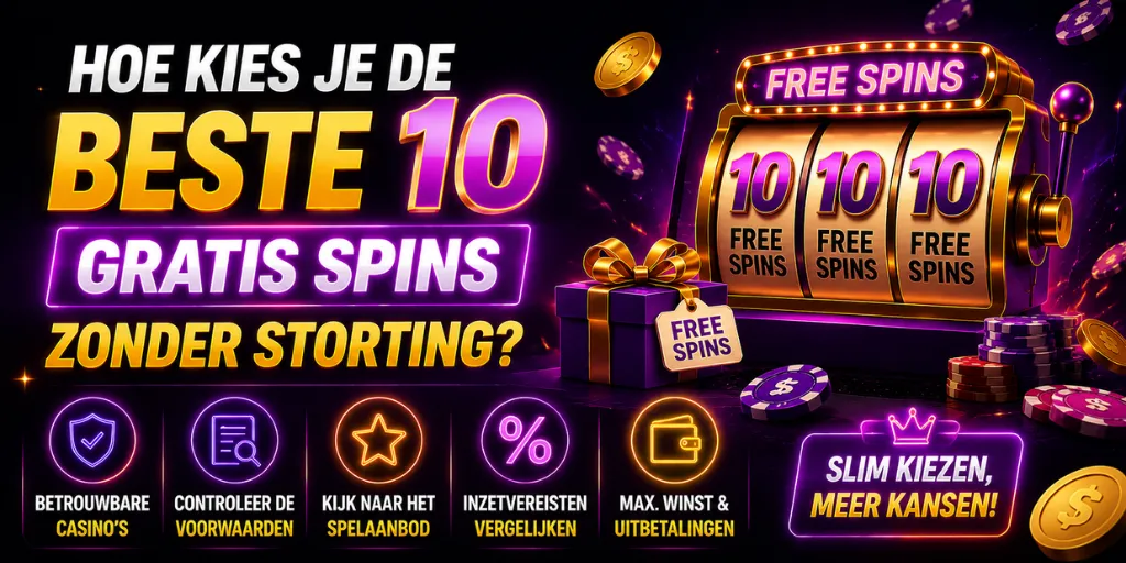 Hoe Kies Je De Beste 10 Gratis Spins Zonder Storting