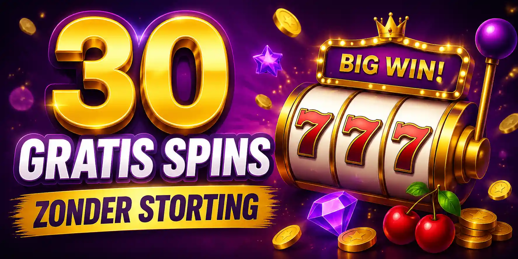 30 Gratis Spins Zonder Storting