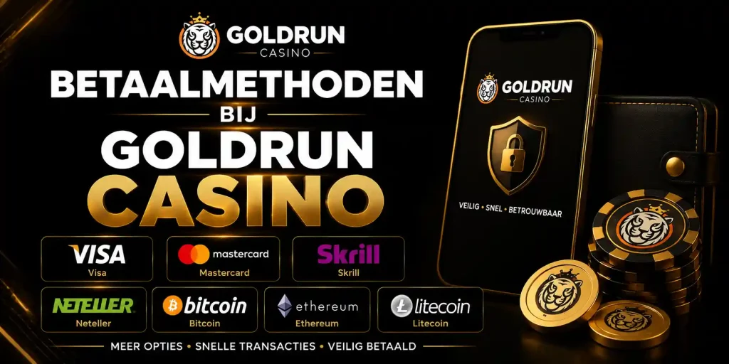 Betaalmethoden bij Goldrun Casino