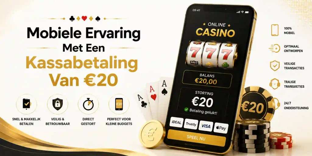 Mobiele Ervaring Met Een Kassabetaling Van €20