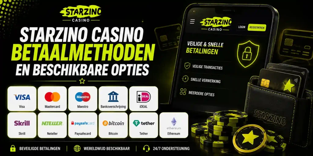 Starzino Casino Betaalmethoden En Beschikbare Opties